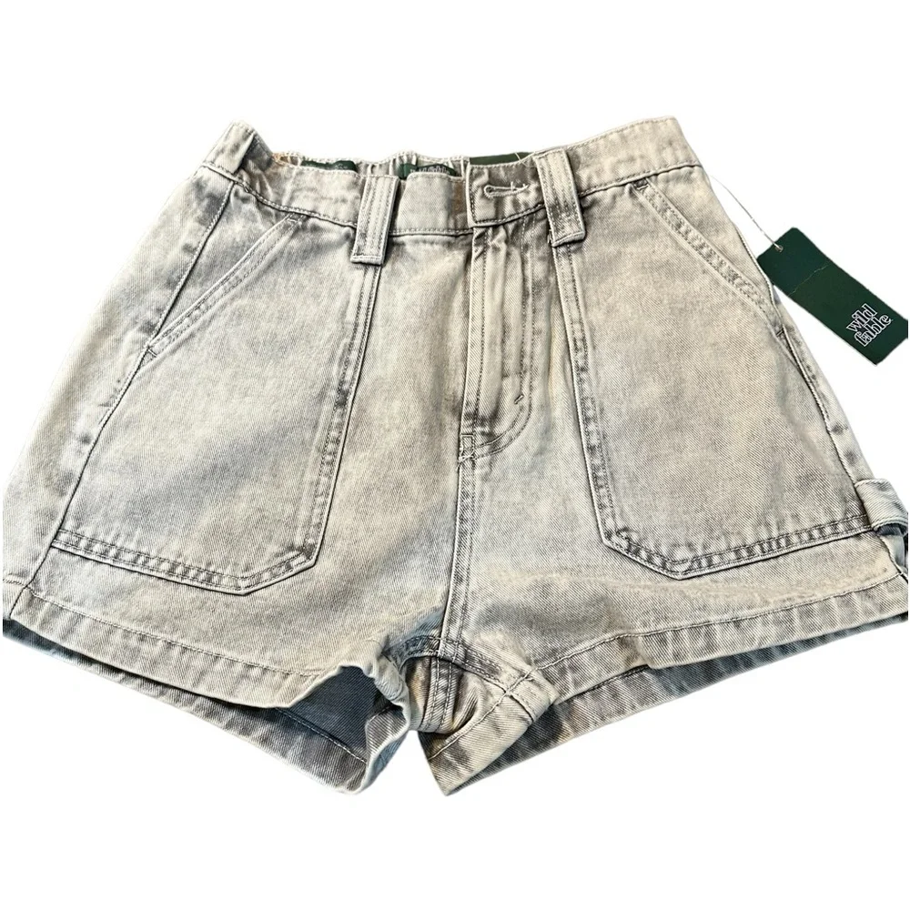 Women’s Wild Fable Super High Rise Utility Shorts Grunge Casual so‎ cute